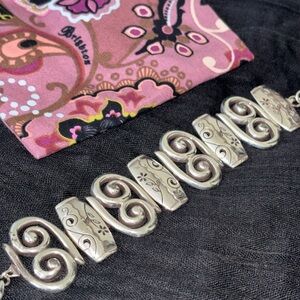 Brighton Silver Swirl Bracelet